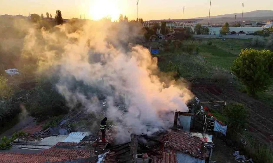 Kırıkkale’de müstakil evde yangın