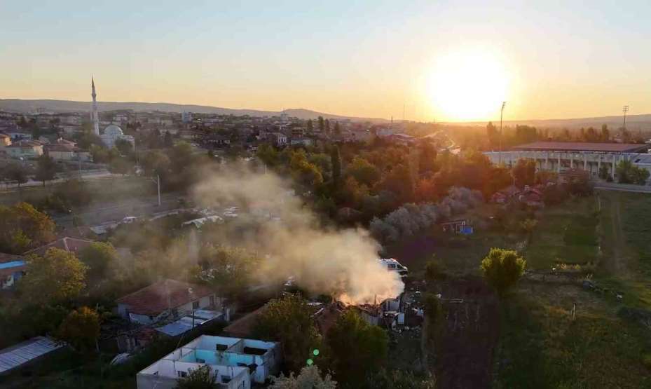 Kırıkkale’de müstakil evde yangın