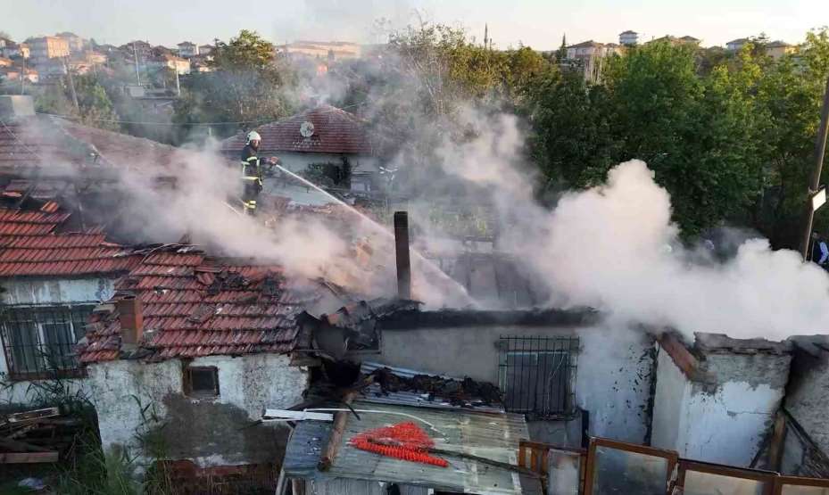 Kırıkkale’de müstakil evde yangın