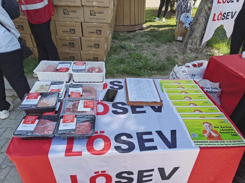 LÖSEV’den 250 aileye et dağıtımı