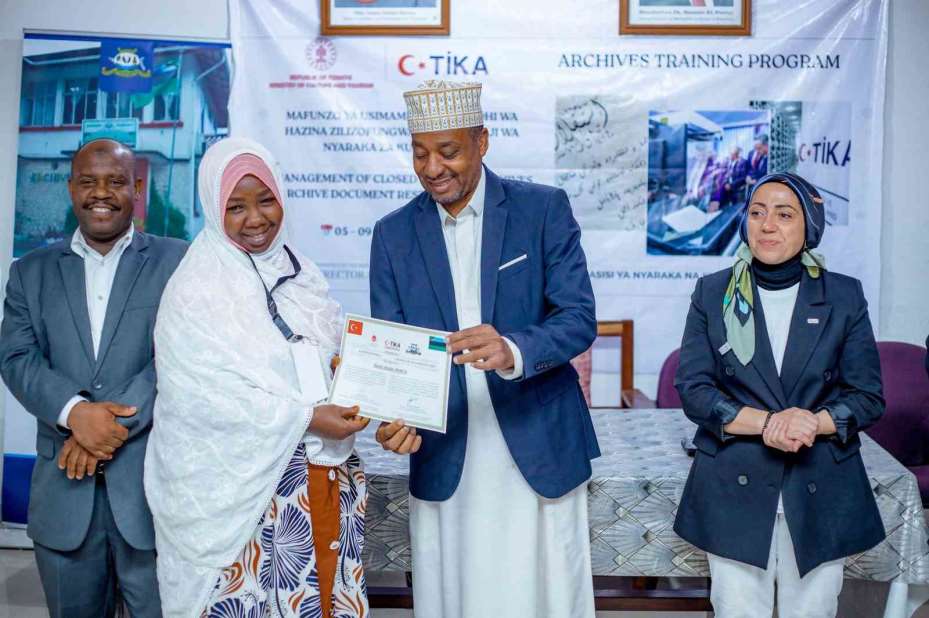 TİKA’dan Zanzibar’a teknik arşivcilik eğitimi