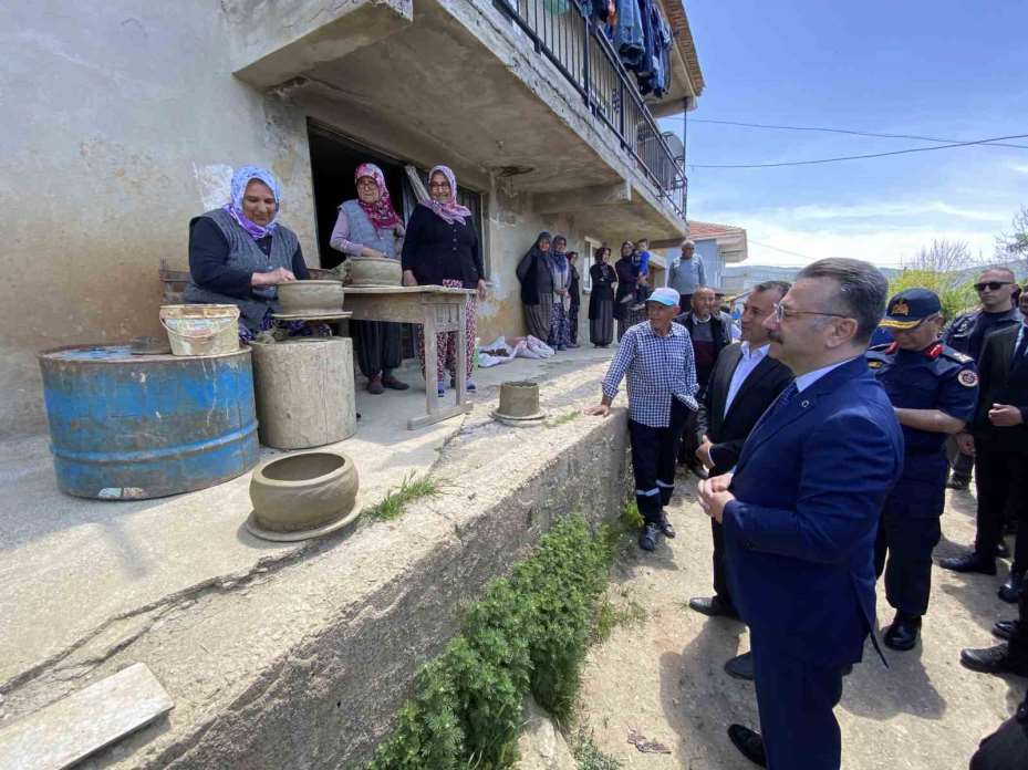Vali Aksoy Mihalıççık İlçesi’ni ziyaret etti