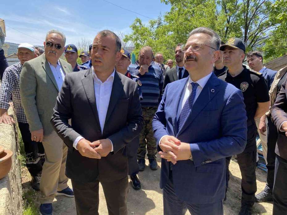 Vali Aksoy Mihalıççık İlçesi’ni ziyaret etti
