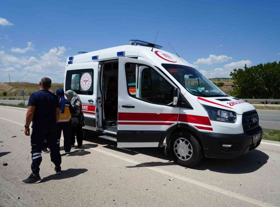 Kırıkkale’de otomobil ile motosiklet çarpıştı: 1 ağır yaralı