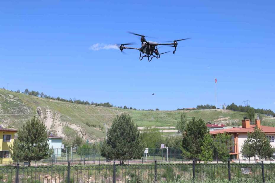 Kene kabusuna dronlu önlem