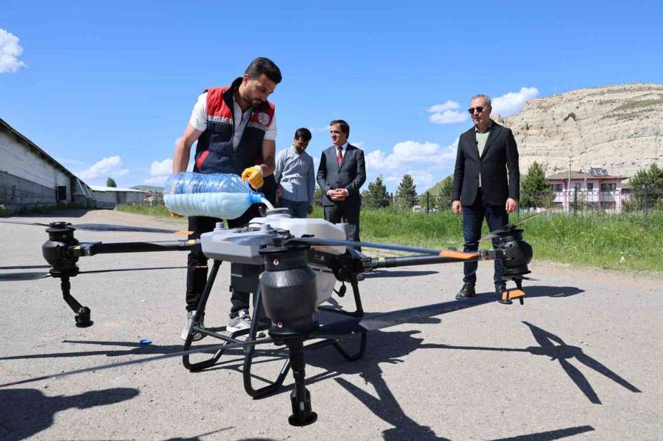 Kene kabusuna dronlu önlem