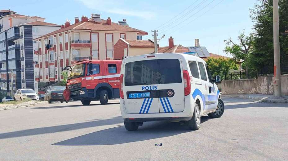 Evden yükselen yoğun duman itfaiye ve polisi harekete geçirdi