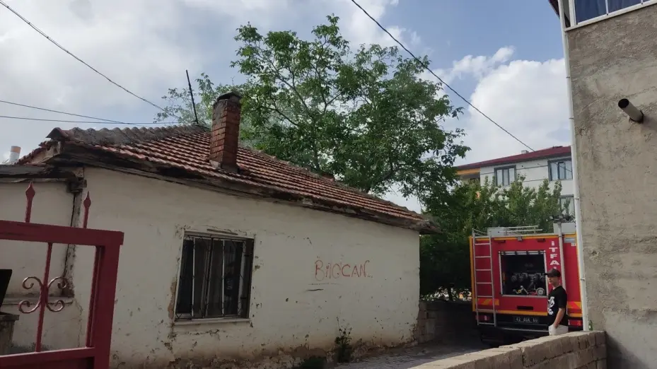Kulu’da müstakil evde yangın