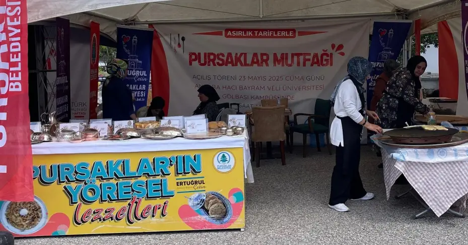 Pursaklar’ın yöresel lezzetleri görücüye çıktı