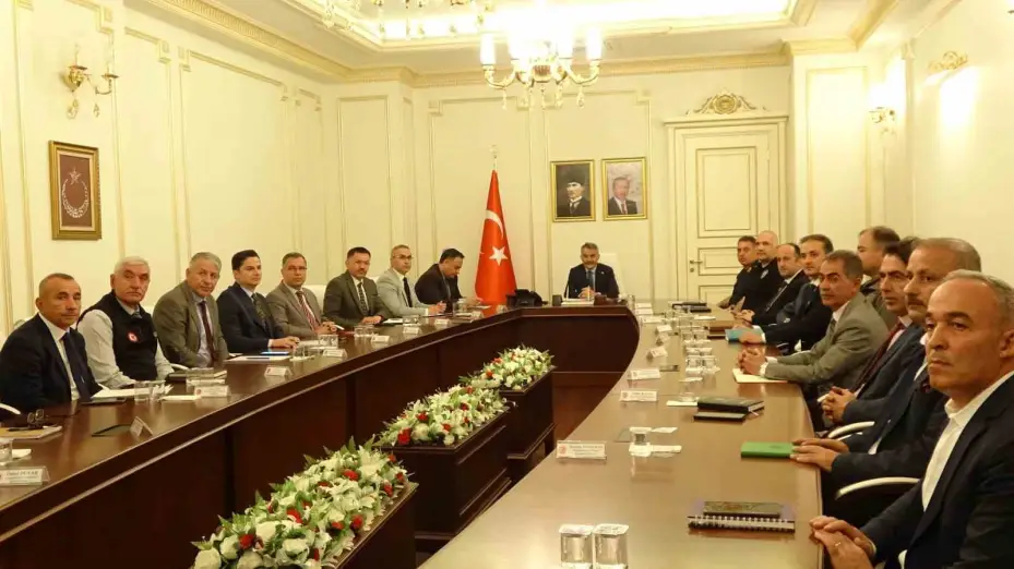 Yozgat’ta orman yangınlarını önlemek için toplantı yapıldı