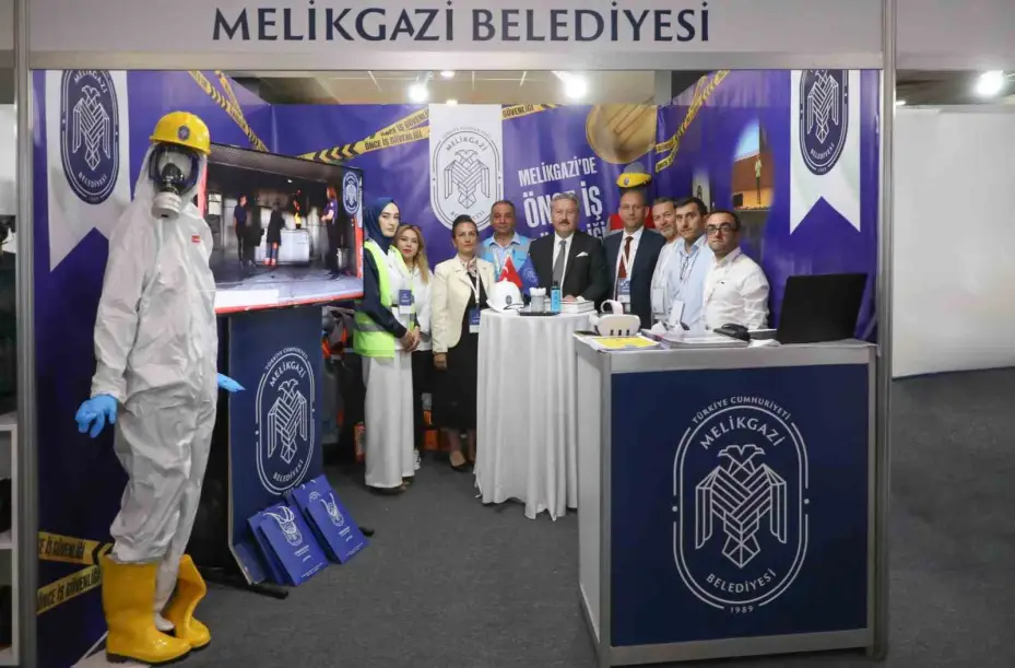 Melikgazi Belediyesi, İş Sağlığı Ve Güvenliği Fuarında stant açtı