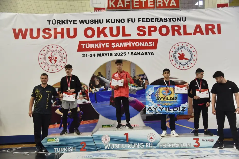 Niğdeli Wushu sporcularından Türkiye Şampiyonası’nda üç madalya
