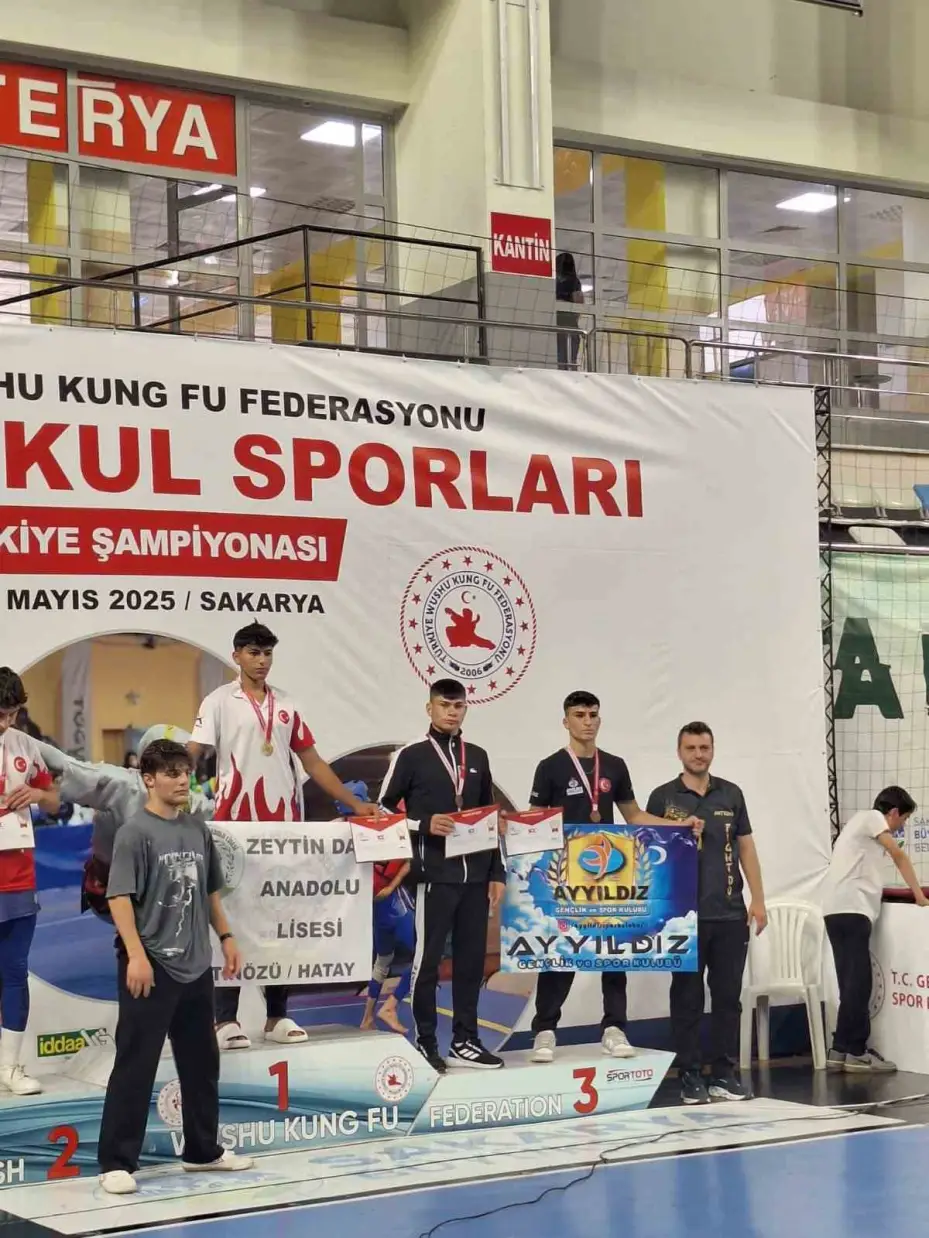 Niğdeli Wushu sporcularından Türkiye Şampiyonası’nda üç madalya
