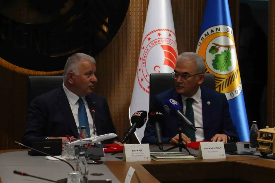 Orman Genel Müdürlüğü ve THY’den ağaçlandırma seferberliği