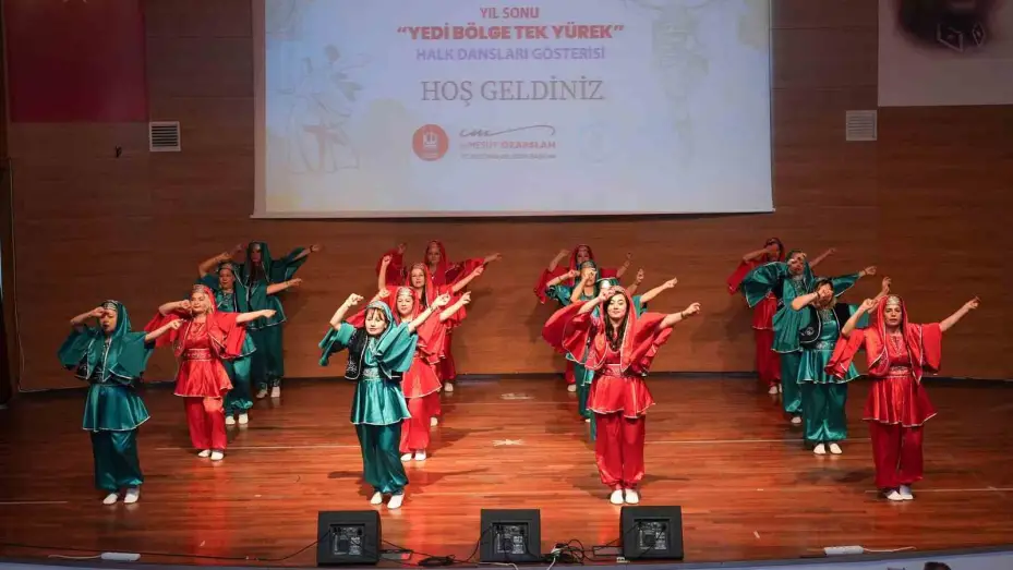 Keçiören’de ‘Yedi Bölge Tek Yürek’ gösterisi gerçekleşti