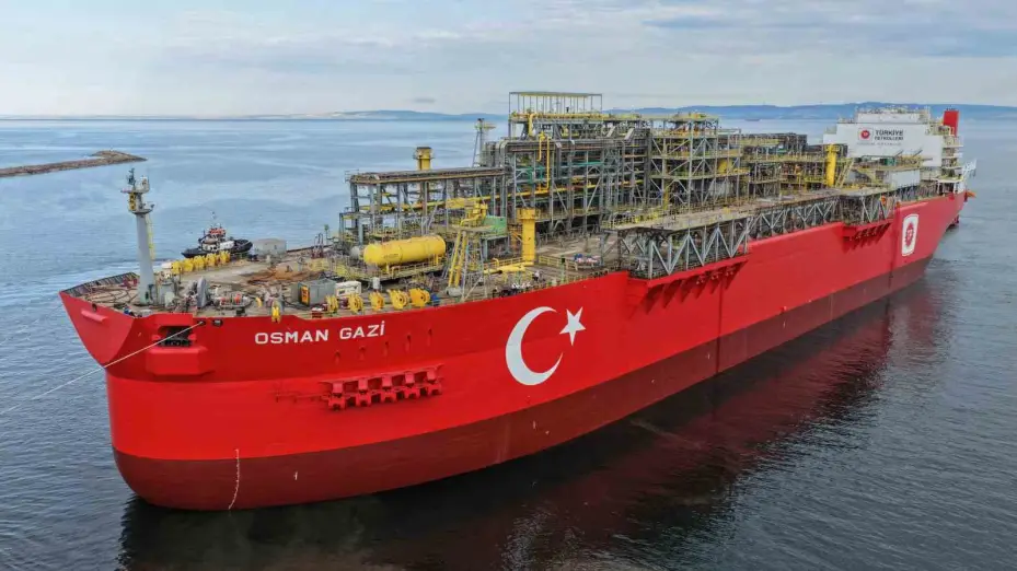 Türkiye’nin ilk yüzer üretim platformu "Osman Gazi" doğal gaz üretimini iki katına çıkaracak