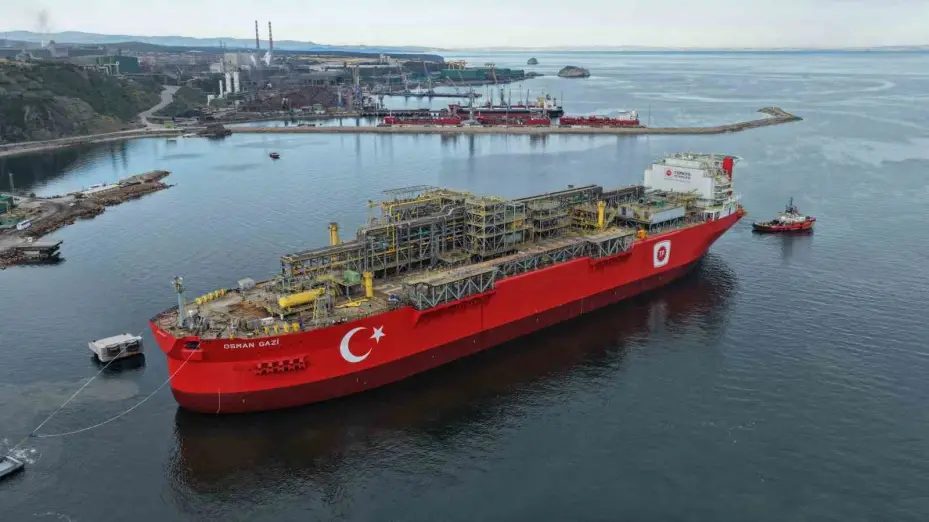 Türkiye’nin ilk yüzer üretim platformu "Osman Gazi" doğal gaz üretimini iki katına çıkaracak