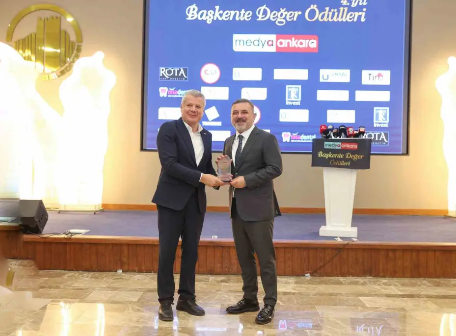 Sincan Belediye Başkanı Murat Ercan’a bir ödül daha