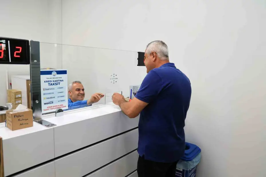 Talas Belediyesi’nde vergi ödemelerinde son günler