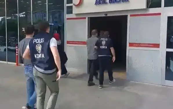 Konya’da kundaklama şüphelisi avukat ve arkadaşı çıktı