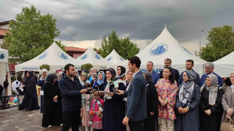 Ankara’da Gazzeli kadın ve çocuklar için yardım sergisi düzenlendi