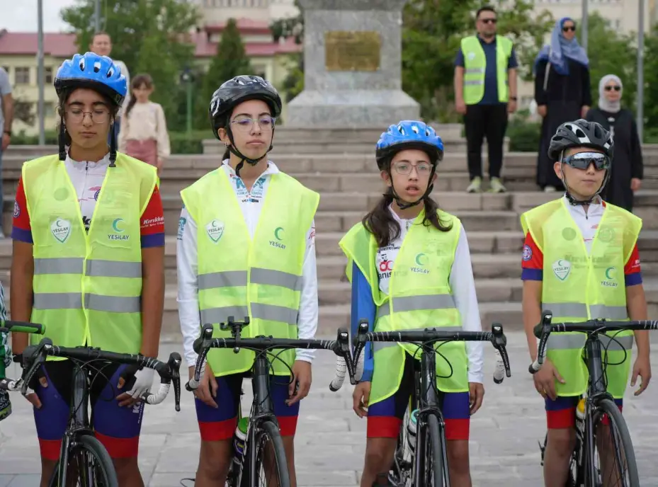 Kırıkkale’de sağlıklı yaşam için pedal çevirdiler