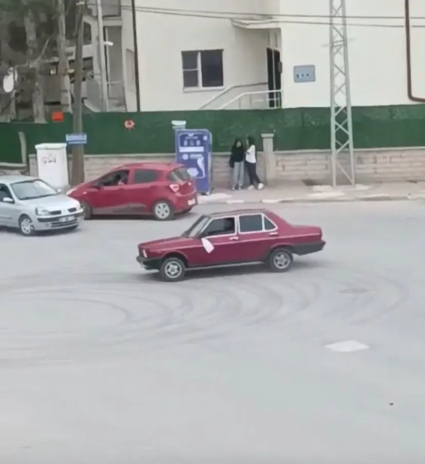 Konya’da drift yapan sürücüye ceza yağdı