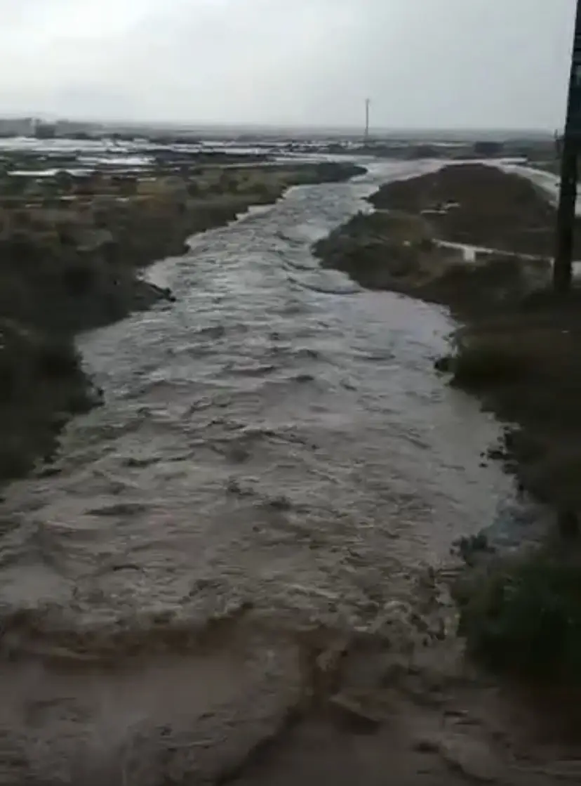 Karapınar’da sağanak yağış