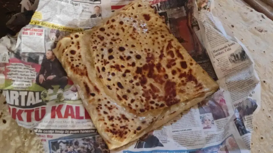 Yozgatlı kadınların imece usulü yufka mesaisi başladı