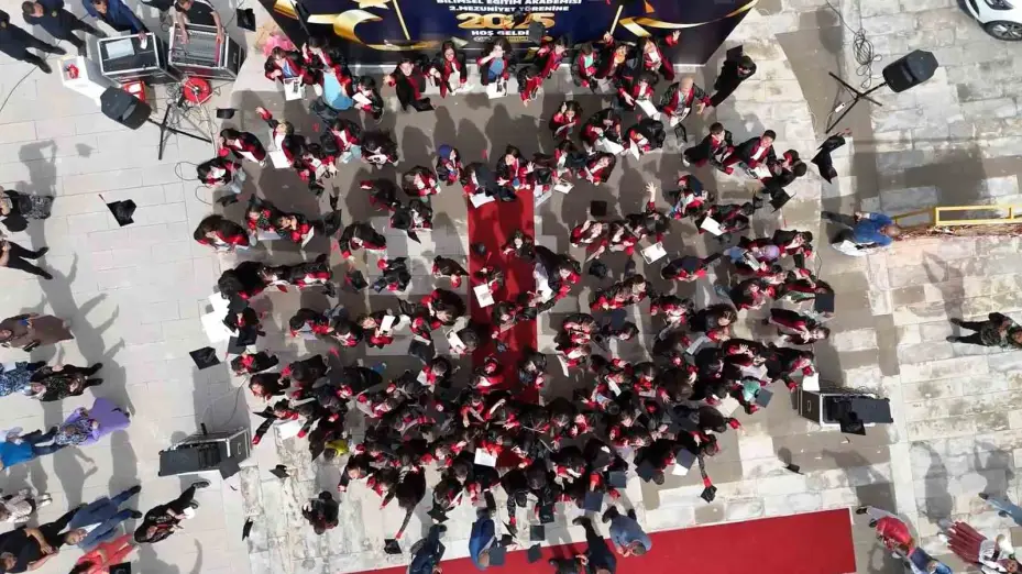 Kırıkkale’de bilim ve çevre temalı mezuniyet coşkusu