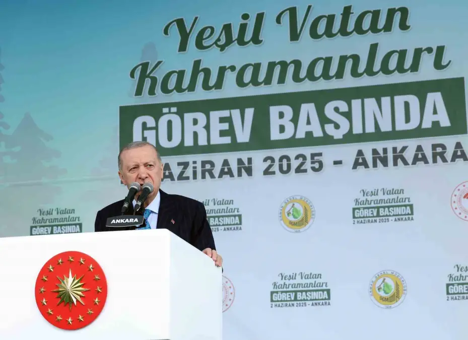Cumhurbaşkanı Erdoğan: "Yangınla mücadelede insansız hava aracı kullanımında Avrupa’da birinci, dünyada ikinci ülke konumundayız"