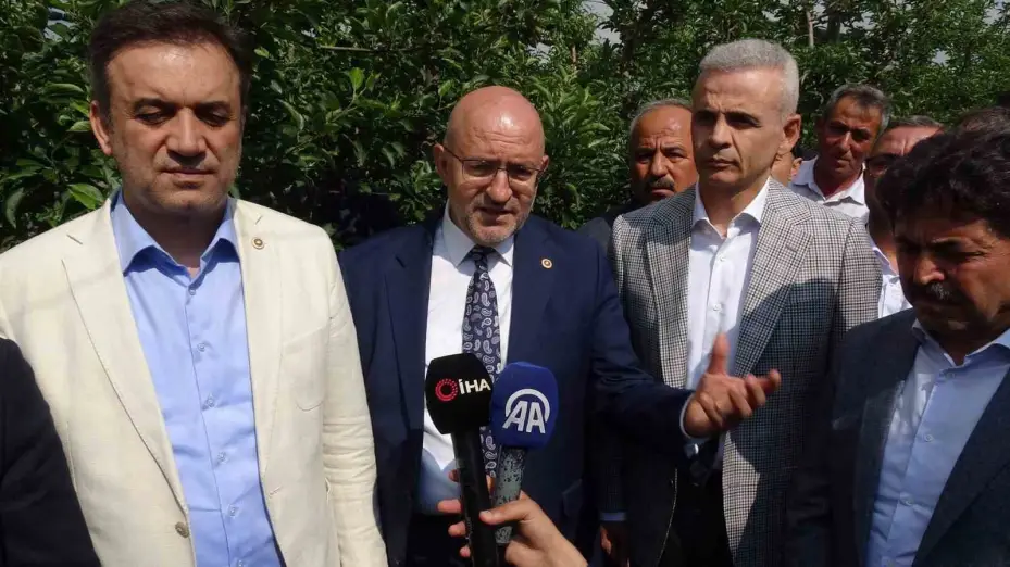 TBMM Zirai Don Komisyonu üyeleri, Karaman’da elma bahçelerini inceledi