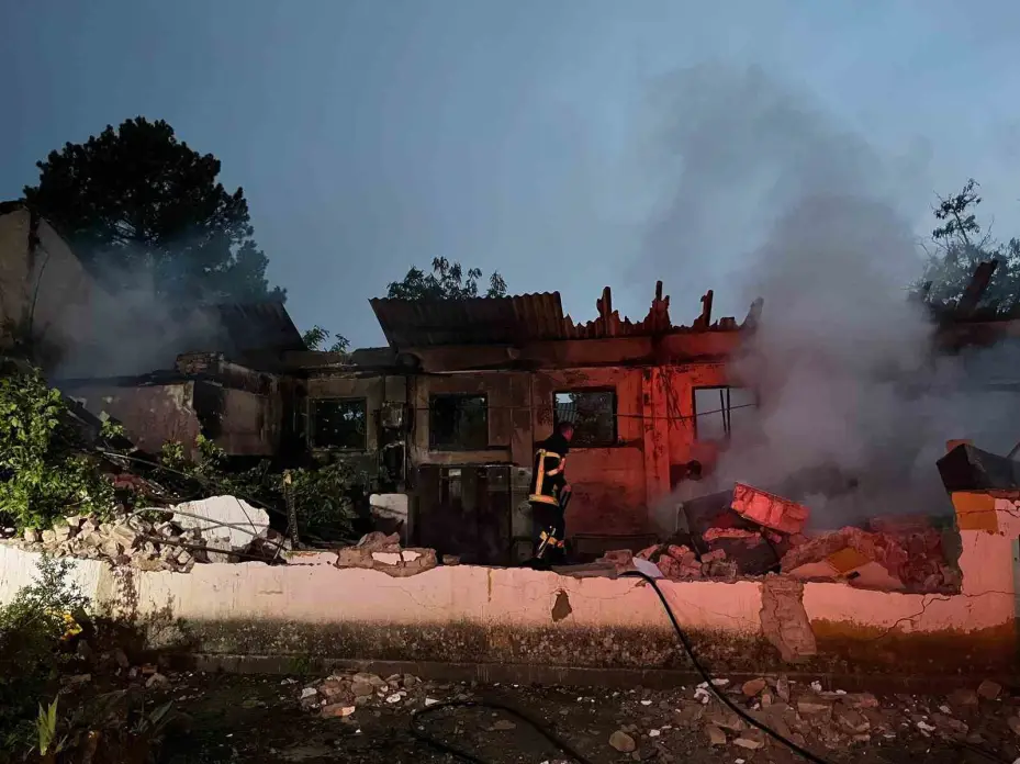 Kırşehir’de enerji firmasının deposunda yangın