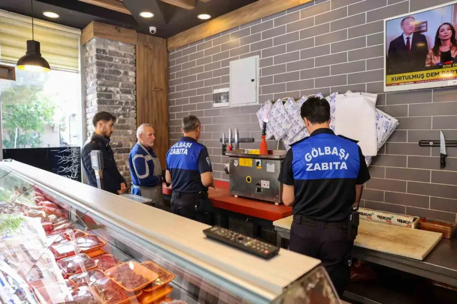 Gölbaşı Belediyesi’nden bayram öncesi kapsamlı denetim