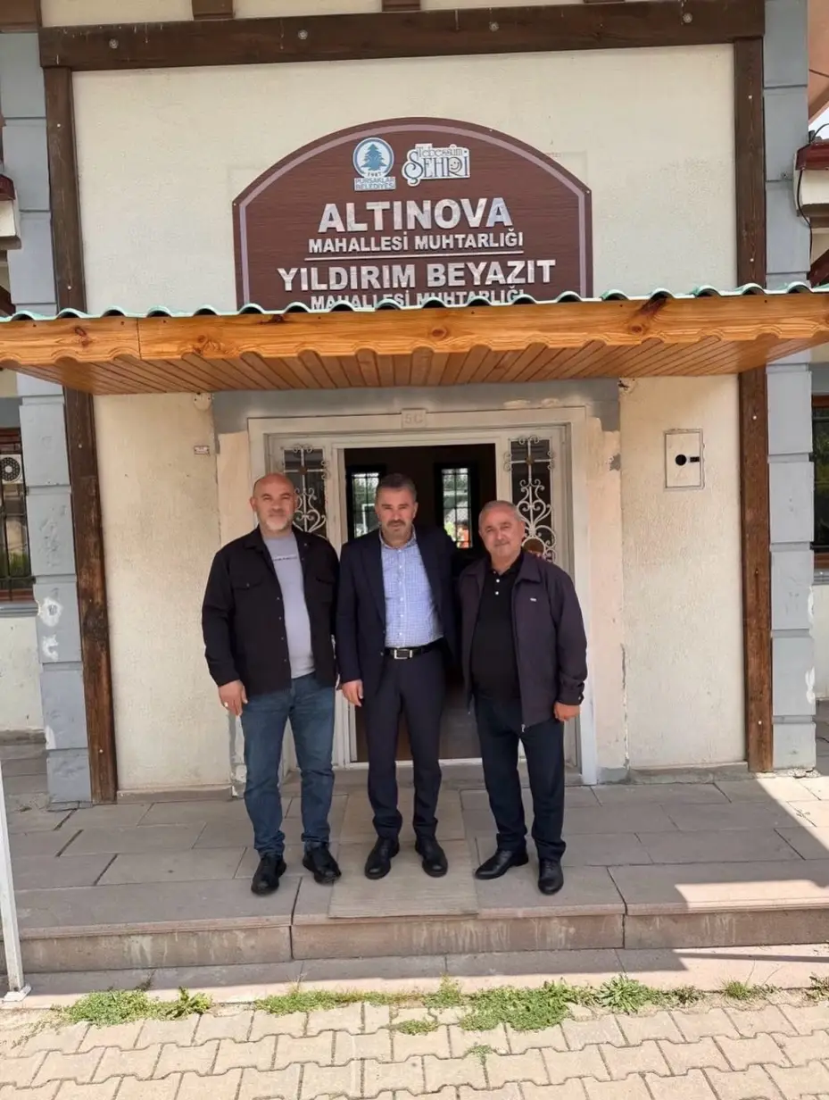 Pursaklar Belediye Başkanı Çetin’den muhtarlara bayram ziyareti