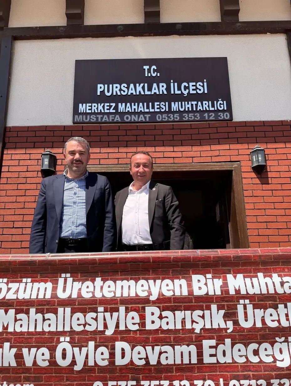 Pursaklar Belediye Başkanı Çetin’den muhtarlara bayram ziyareti