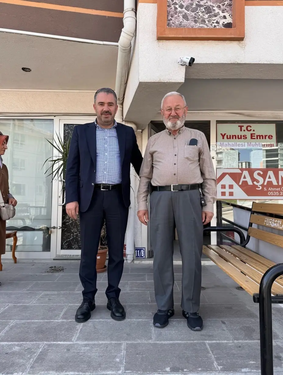 Pursaklar Belediye Başkanı Çetin’den muhtarlara bayram ziyareti