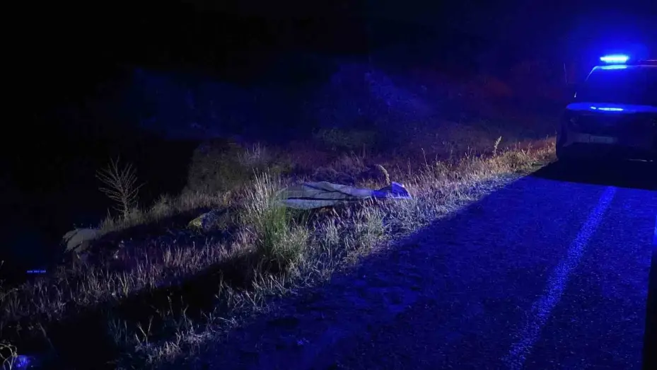 Konya’da motosiklet şarampole devrildi: 1 ölü, 1 yaralı
