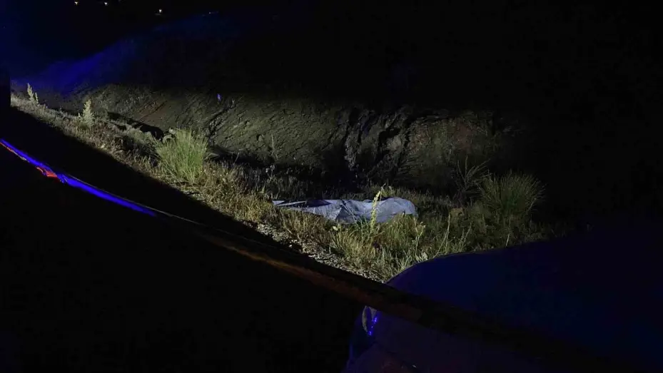 Konya’da motosiklet şarampole devrildi: 1 ölü, 1 yaralı