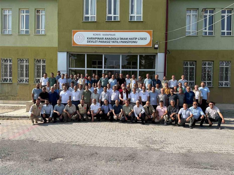 Karapınar İmam Hatip mezunları geleneksel buluşmada bir araya geldi