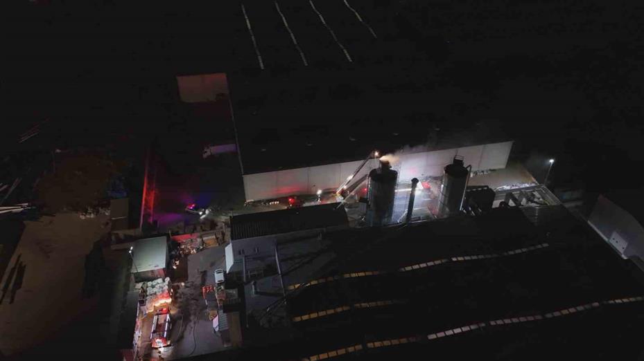 Kayseri’de ahşap fabrikasında korkutan yangın