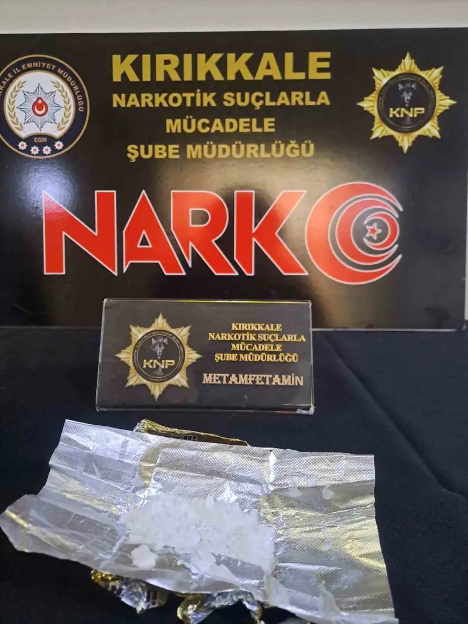Kırıkkale’de uyuşturucu operasyonu: 1 tutuklama, 5 şüpheliye adli işlem