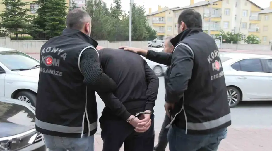 Konya’da organize suç örgütüne operasyon: 9 tutuklama