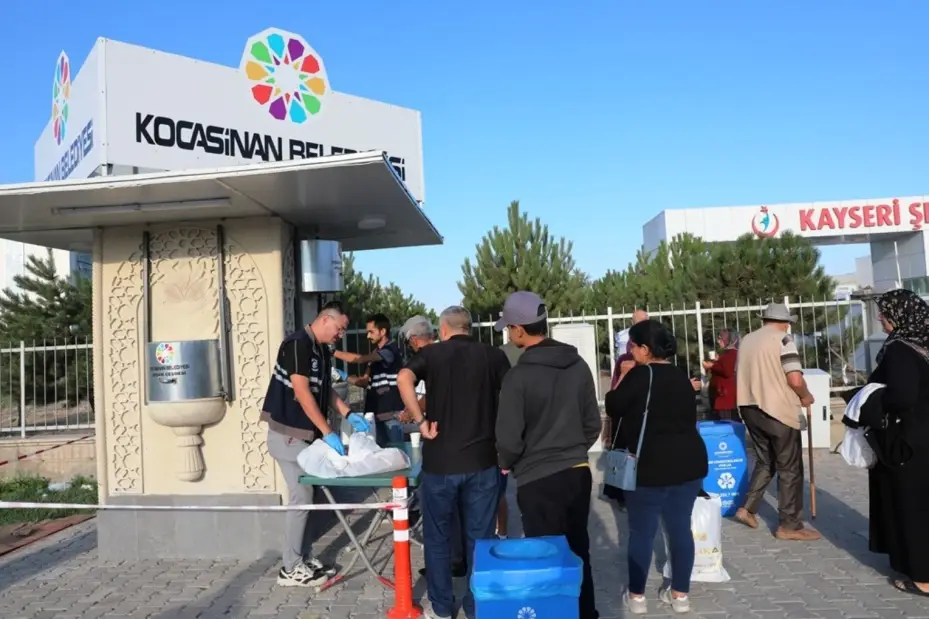 Kocasinan’ın ikram çeşmesi gönüllere dokunuyor