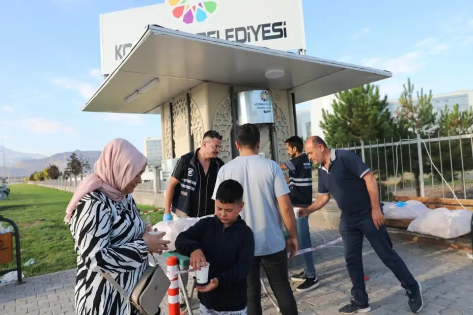 Kocasinan’ın ikram çeşmesi gönüllere dokunuyor