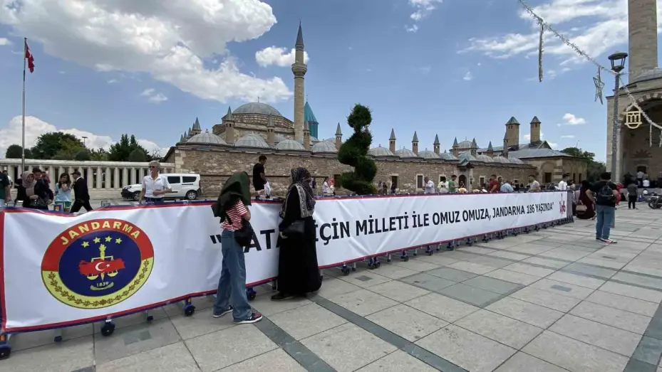 Konya’da Jandarma Teşkilatı’nın 186. kuruluş yıl dönümü etkinlikleri