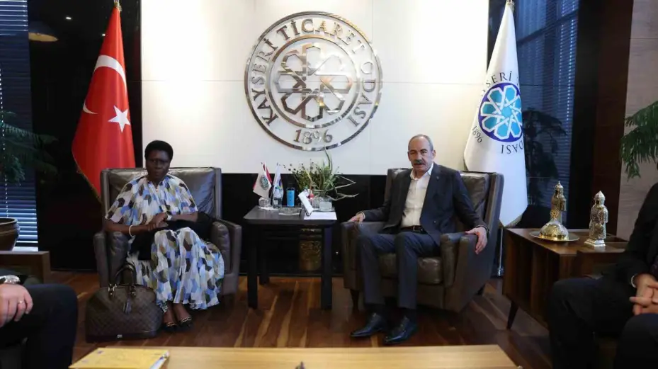 Kırgızistan ve Güney Afrika Büyükelçilerinden KTO’ya ziyaret