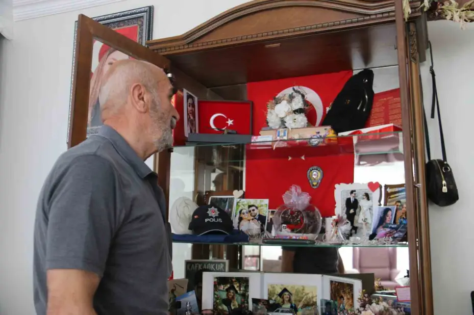 Şehit babasının en buruk babalar günü