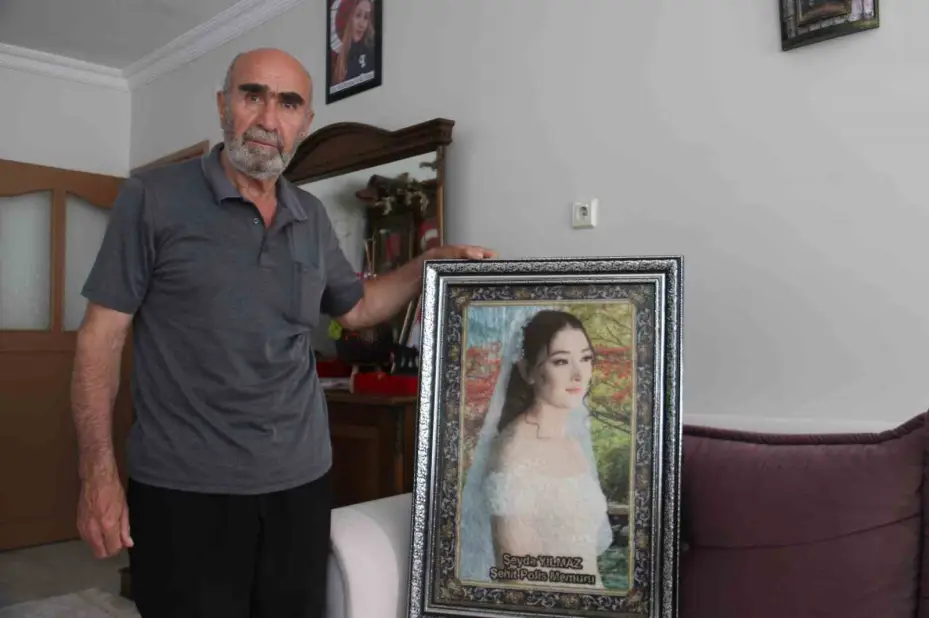 Şehit babasının en buruk babalar günü