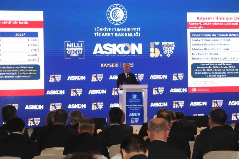 Bakan Bolat: "Gayri safi yurtiçi hasılamız 2025 yılının ilk çeyreği itibariyle 1 trilyon 371 milyar dolara yükselerek tüm zamanların milli gelir rekorunu yenilemiştir"